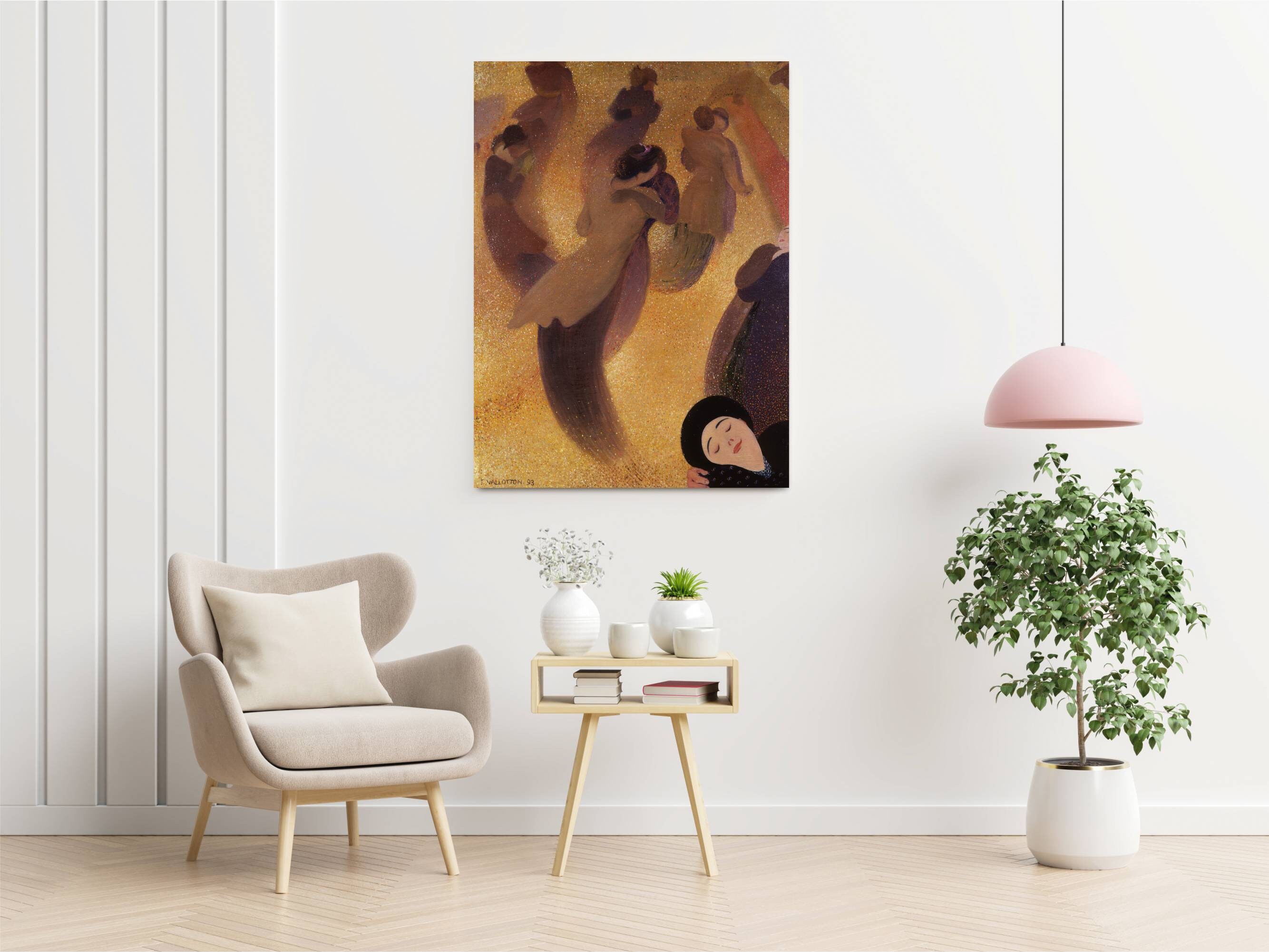 Félix Vallotton - the Waltz (la Valse) Canvas Art: Nabi Painting
