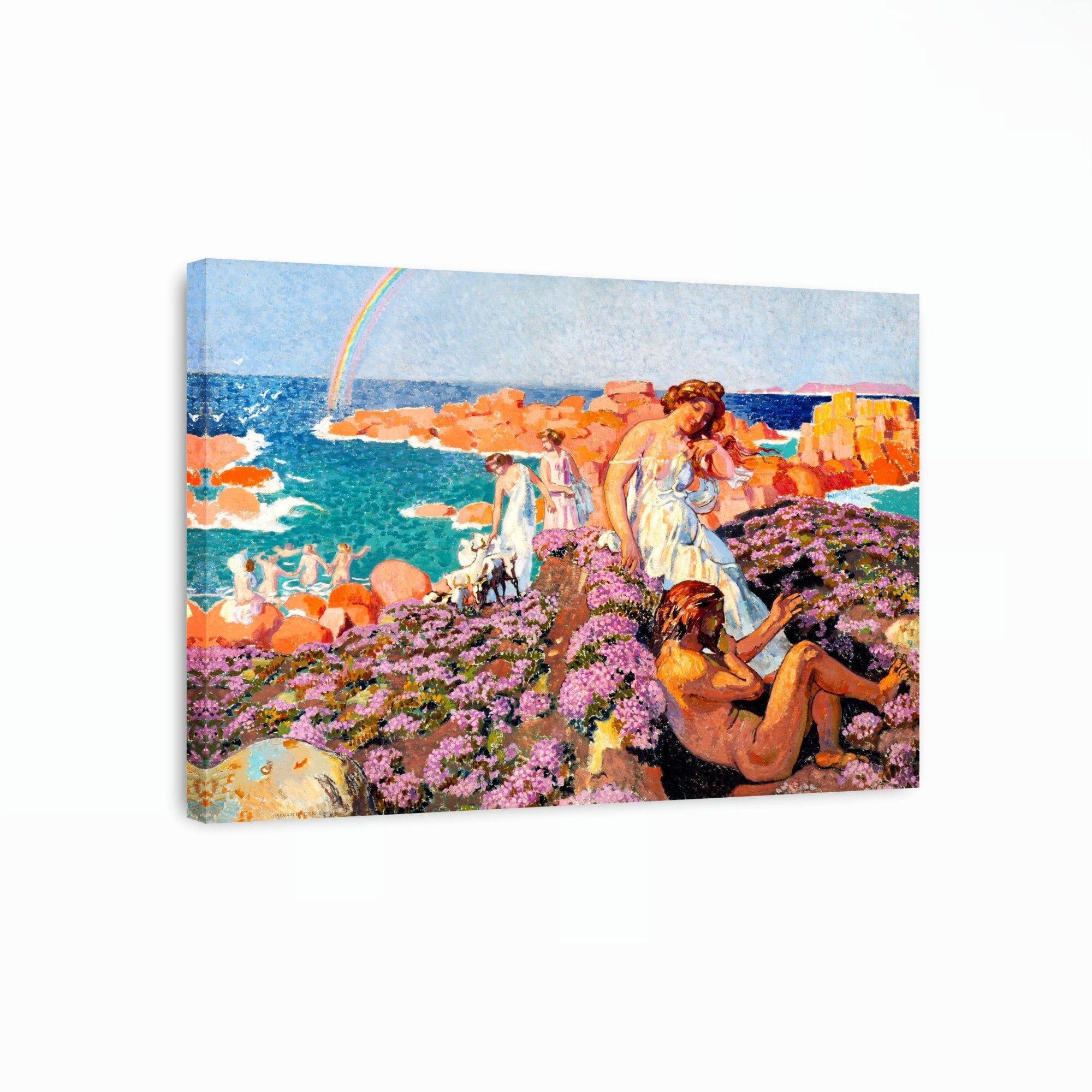 Stampa su tela Ulisse e Calipso: Maurice Denis Mitologia Arte