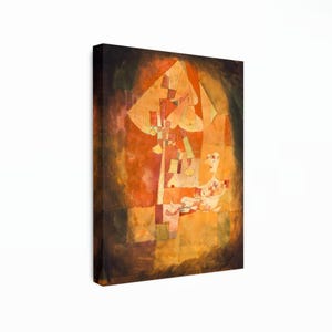Paul Klee &#39;Man Under Pear Tree&#39; Canvas Art, Abstract Art Reproduction, Living Room Decor