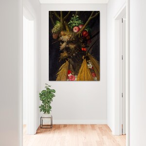 Giuseppe Arcimboldo - Four Seasons in One Head Canvas Art, Allegory Art ...