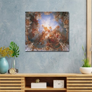 The Apotheosis of Hercules by Francois Lemoyne Canvas Wall Art ...