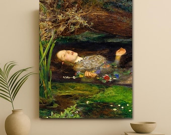 ミレー　『オフィーリア』額装品アート Amazon.co.jp: BiblioArt Series ジョン・エヴァレット・ミレイ