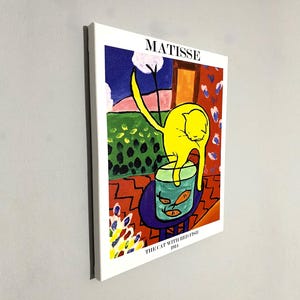 Henri Matisse - de kat met rode vis 1914 canvaskunst, Matisse canvas, beroemd schilderij, Matisse Wall Art, reproductie canvas Home Decor
