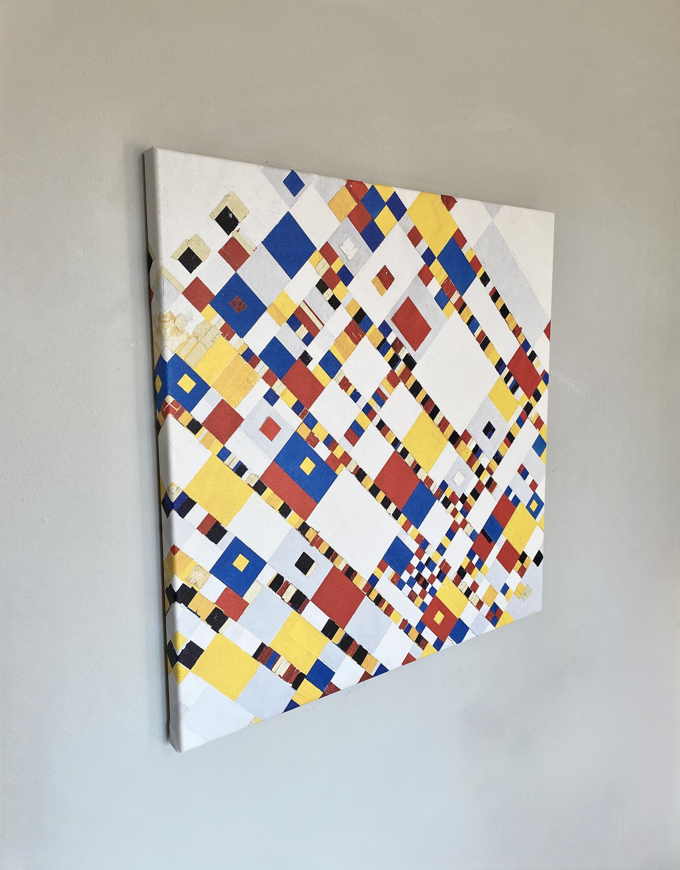 Piet Mondrian: Victory Boogie Woogie Abstract Canvas Art, Ready to