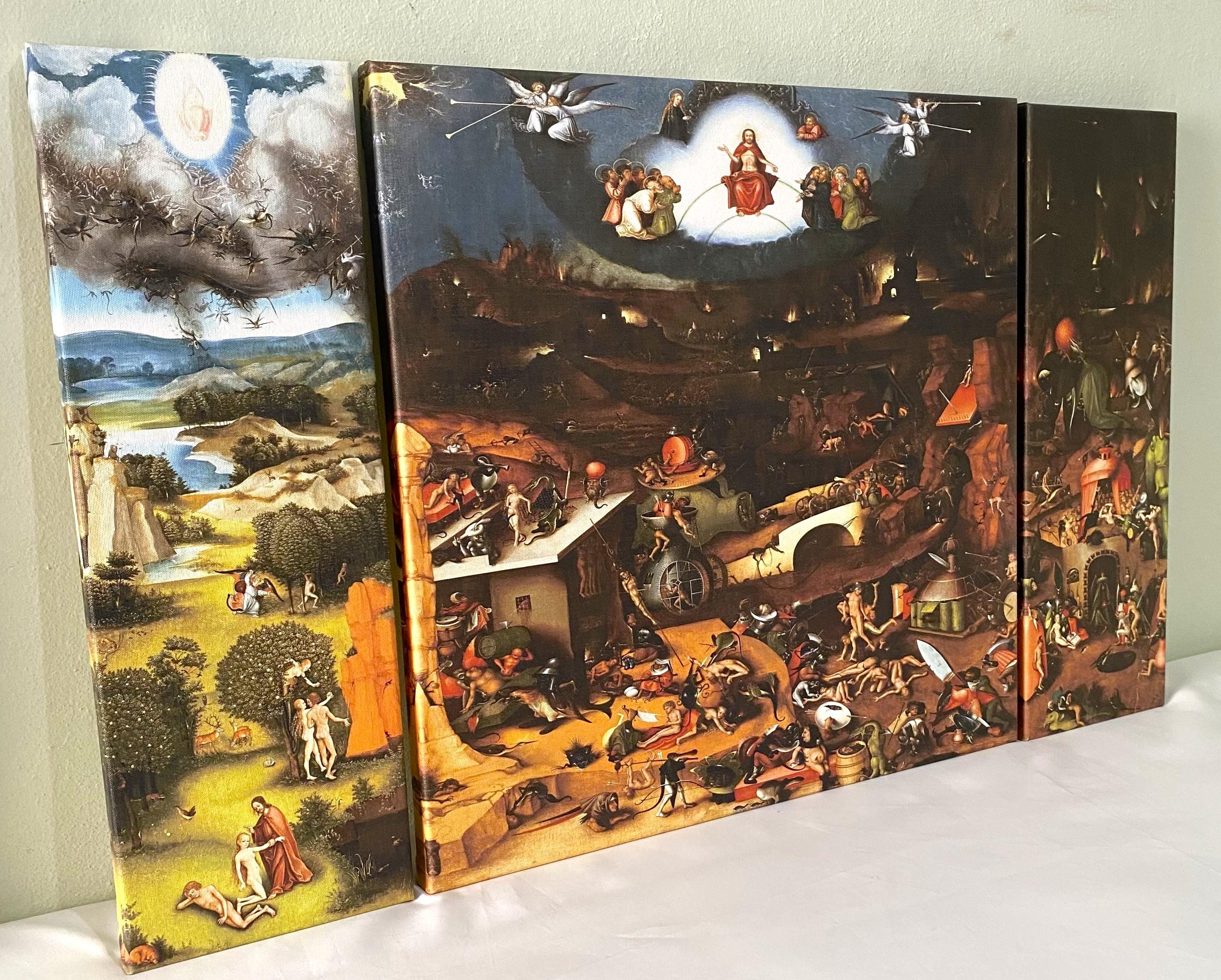 ヒエロニムス・ボス『最後の審判』三連祭壇画：中世宗教画 - Etsy 日本
