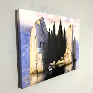 Isle of the Dead - Arnold Böcklin Canvas Art Print, Mythological Wall Art, Famous Painting, Symbolism Art, Reproduction Canvas Art Print