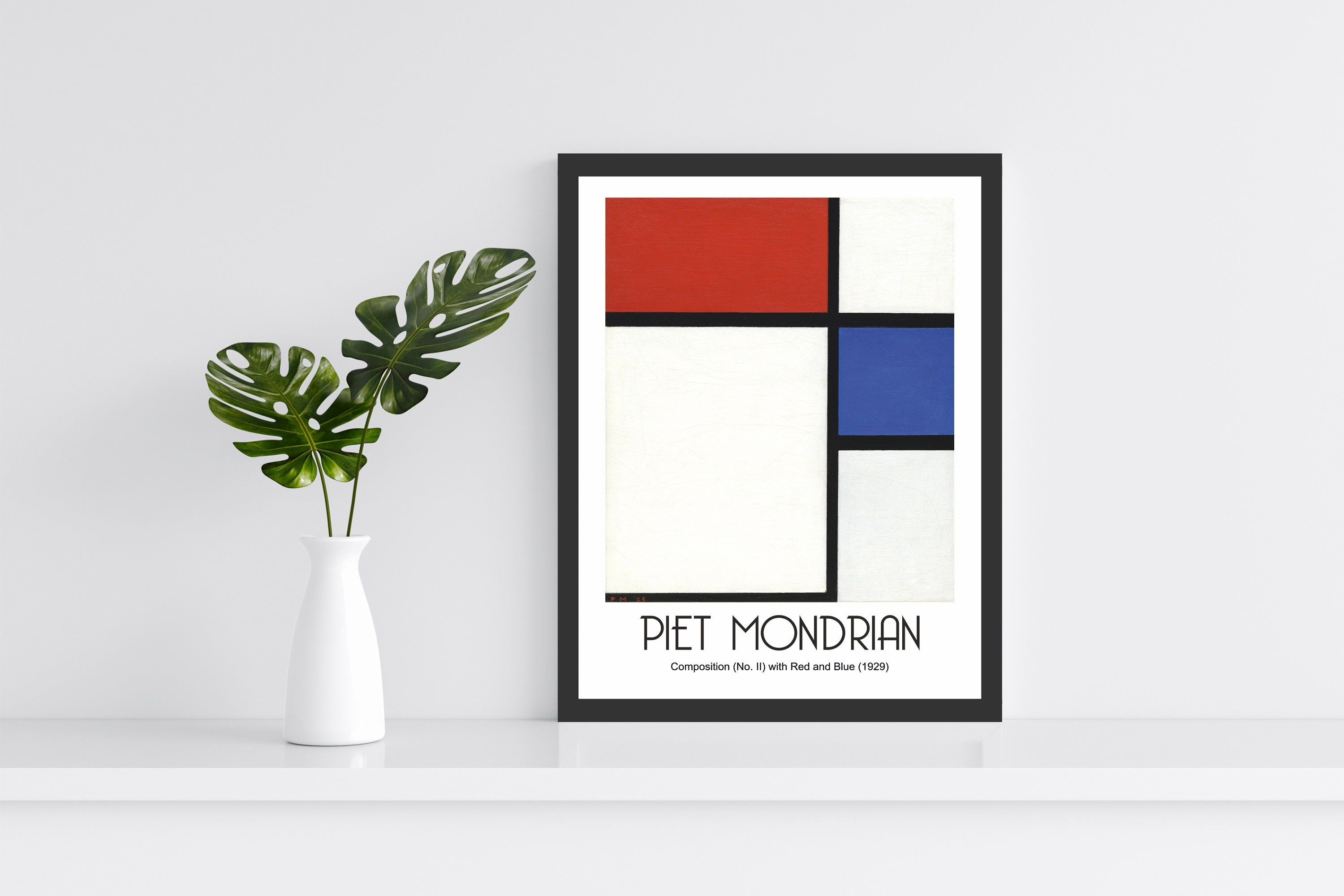 Piet Mondrian Composition Set of 3 Art Prints - Composition