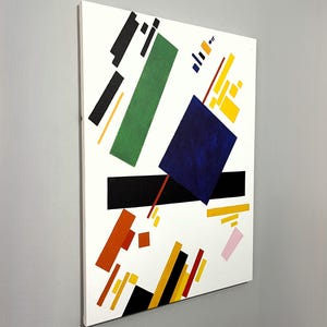Kazimir Malevich - Suprematist Composition 1916 Canvas Wall Art, Minimalistic Art, Suprematisim Art, Reproduction Canvas Home Decor