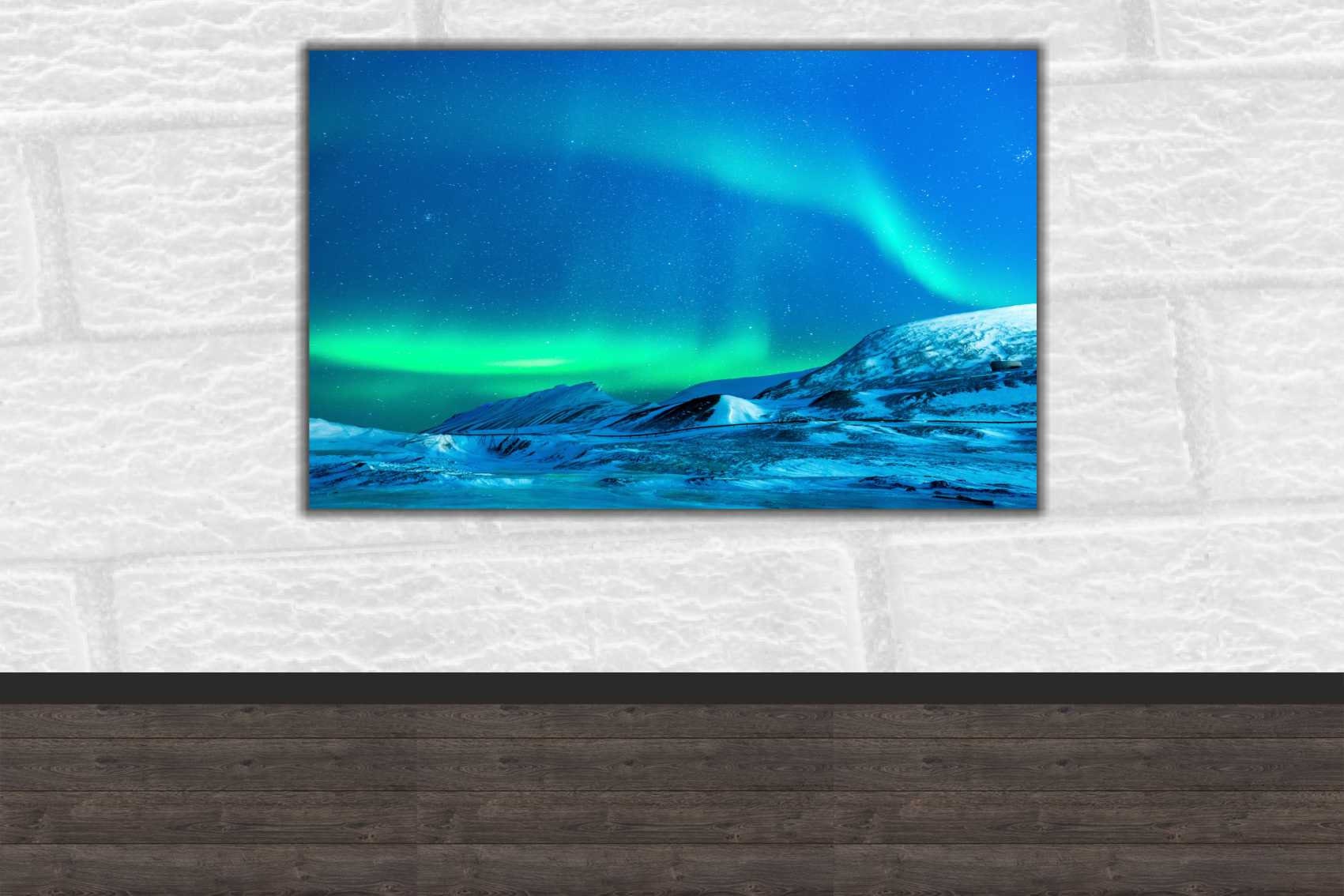 Northern Lights Print Northern Lights Decor Landscape Etsy UK