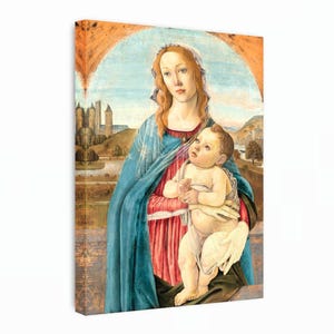 Botticelli Madonna and Child Canvas Art Print: Renaissance Fine Art