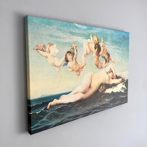 The Birth of Venus, Alexandre Cabanel Canvas Art, Mythology Art, Reproduction Canvas Home Decor, Alexandre Cabanel Wall Art, Ready To Hang!