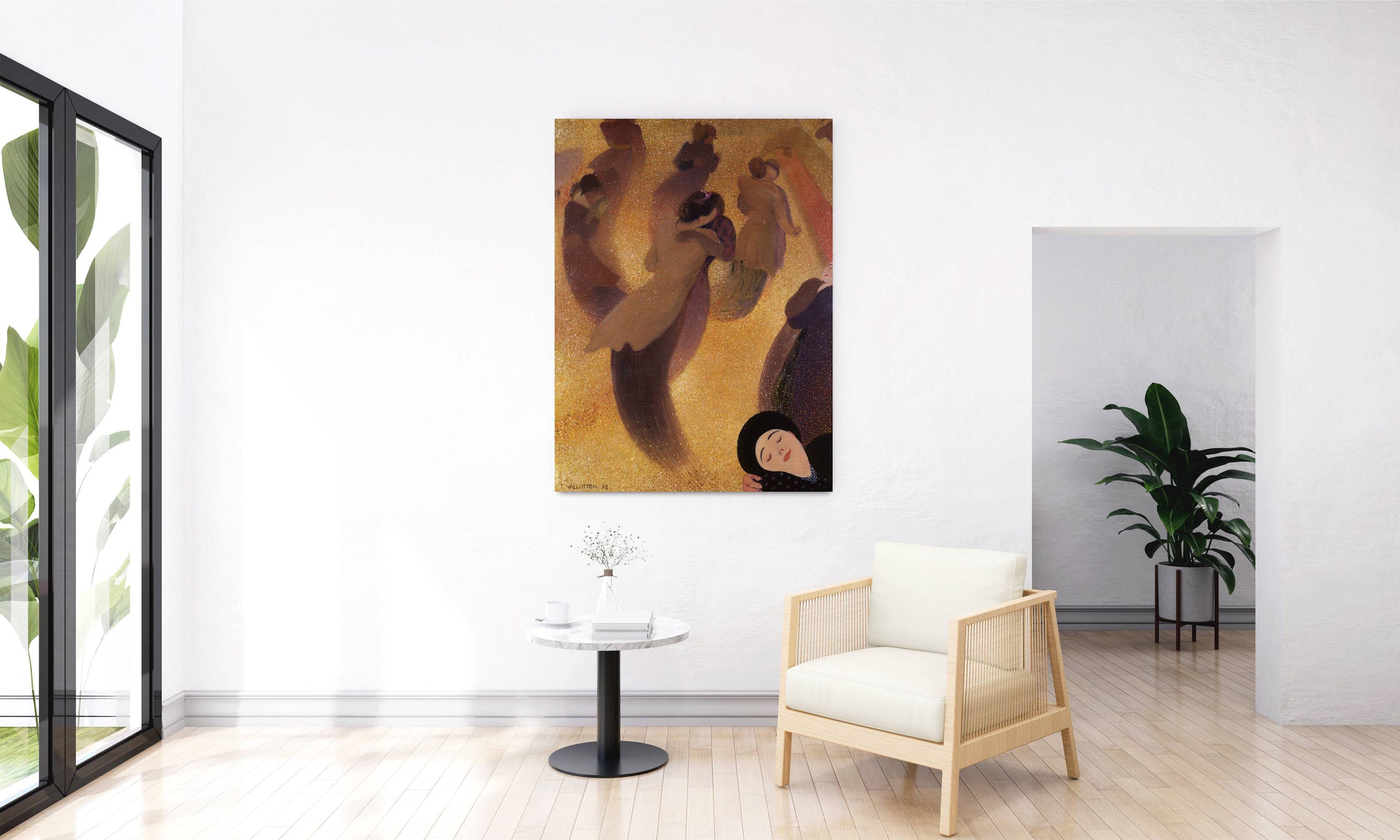 Félix Vallotton - the Waltz (la Valse) Canvas Art: Nabi Painting