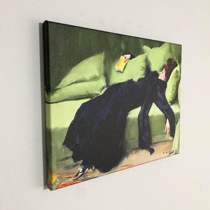 Ramón Casas - Joven Decadente, 1899, Arte en Lienzo, Pintura Estética, Pintura Famosa, Arte Mural de Ramón Casas, Reproducción en Lienzo para Decoración del Hogar