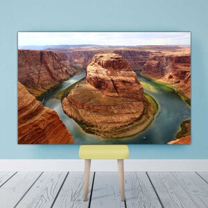 Grand Canyon Canvas Art | Canyon Wall Art, Arizona Print, Landscape Decor, Lake Canvas, Lake Print, Lake Wall Art, Interior Decor, FRAMED