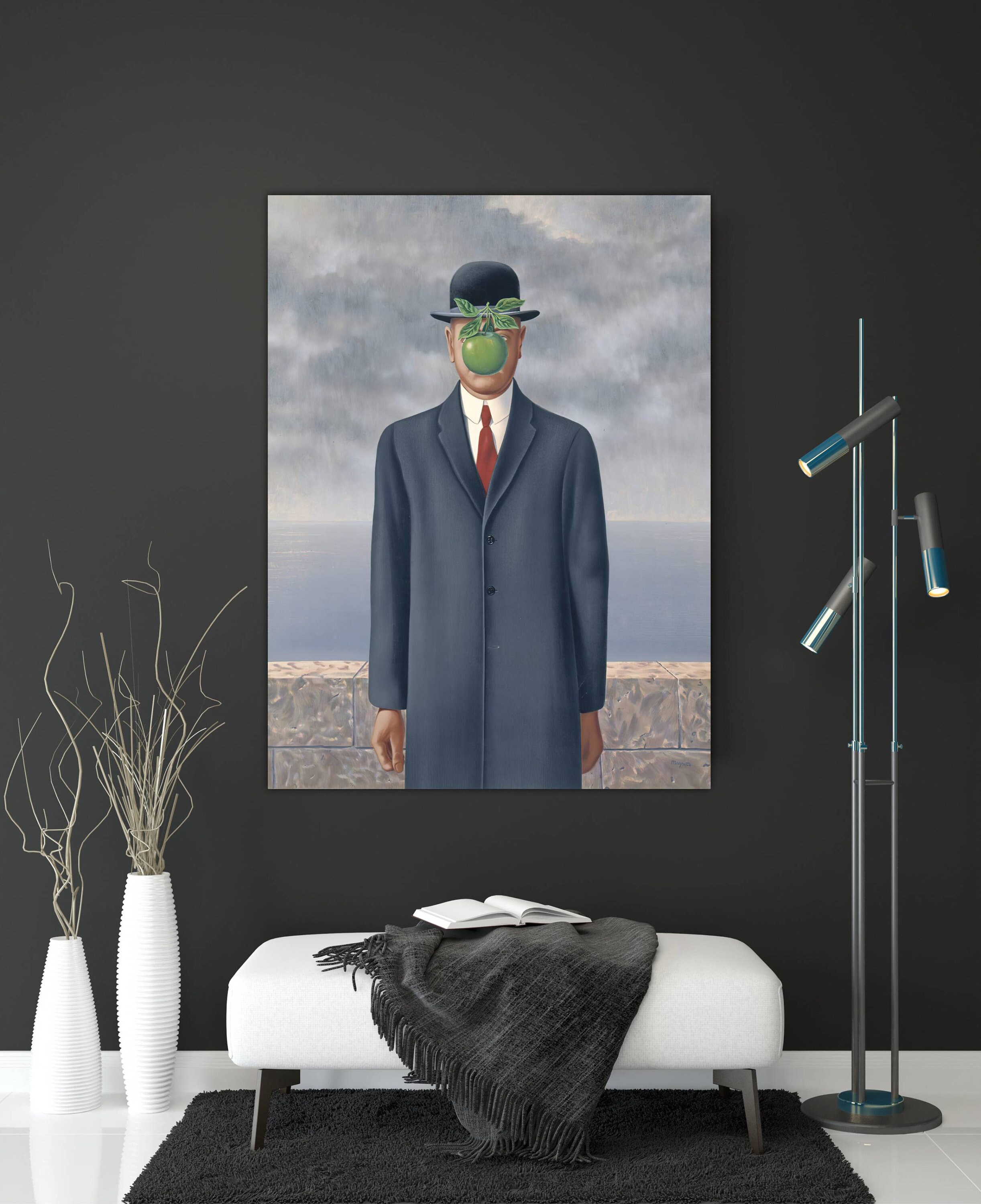 René Magritte the Son of Man 1964 Rene Magritte Canvas the - Etsy
