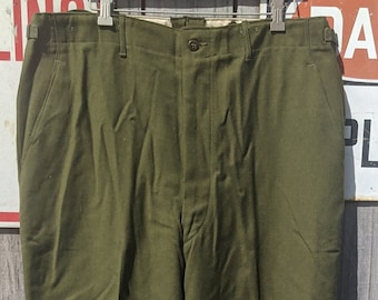 35 X 26 50s US Army Wool Field Trousers / M-1951, M51 M-51