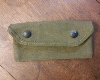 WWII Vintage Utility Pouch - (Grenade sight pouch)