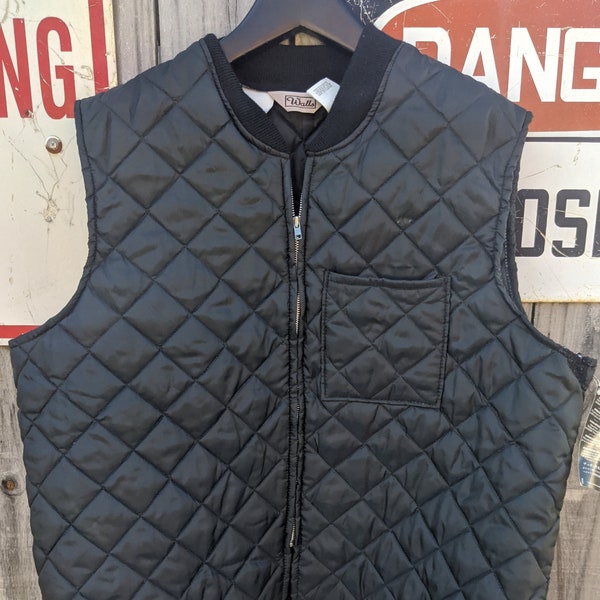 Original Vintage Brand New Walls Brand with Tags 2xl Black Quilted Vest