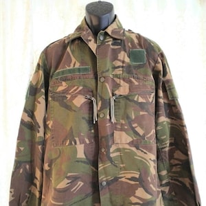 1980s Dutch Military Uniform Field Shirt