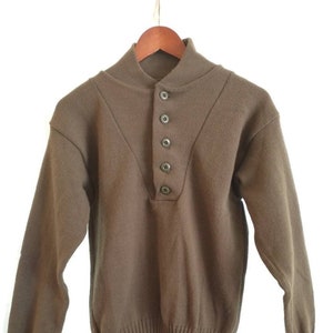 Vintage OD Acrylic Tight Knit Sweater