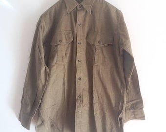 Wool Canadian Army Shirt