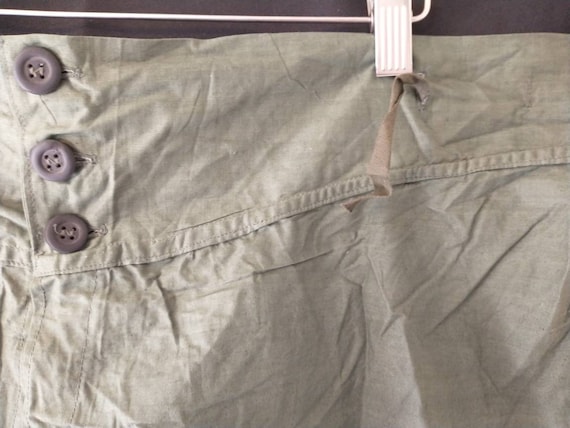 1945 WWII OD Green Boxer Shorts British Made - Gem