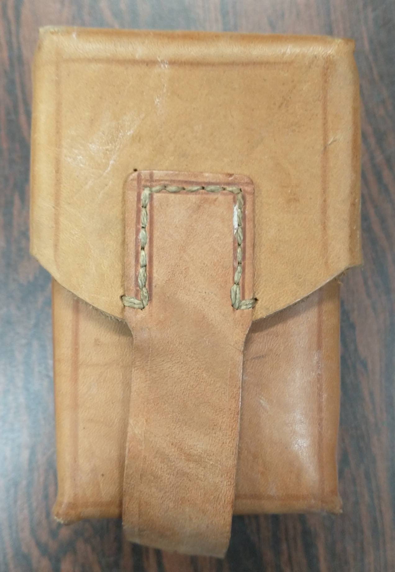 Original 1950s Vintage Czechoslovakian Mouser Ammo Leather Pouch