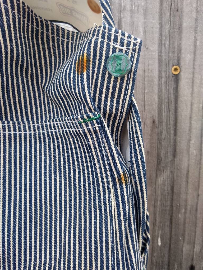 Original Vintage Pinstripe Overalls 54w 32L Good Condition Etsy