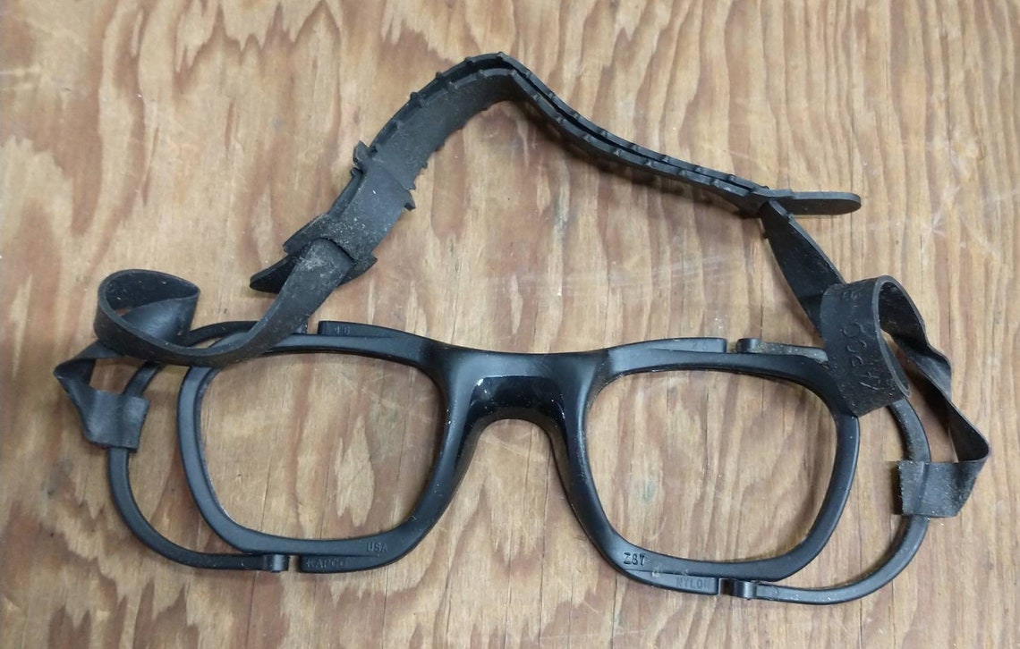 1980s Vintage U S Military Nylon Eyeglass Frames Kapcot Etsy