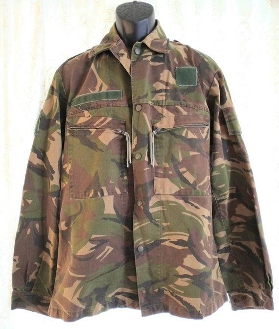 1980s Dutch Military Uniform Field Shirt