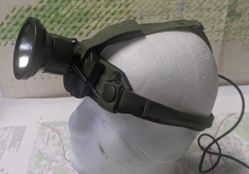 Vintage Original Swedish Military Headlamp - Works - Great Condition - Etsy