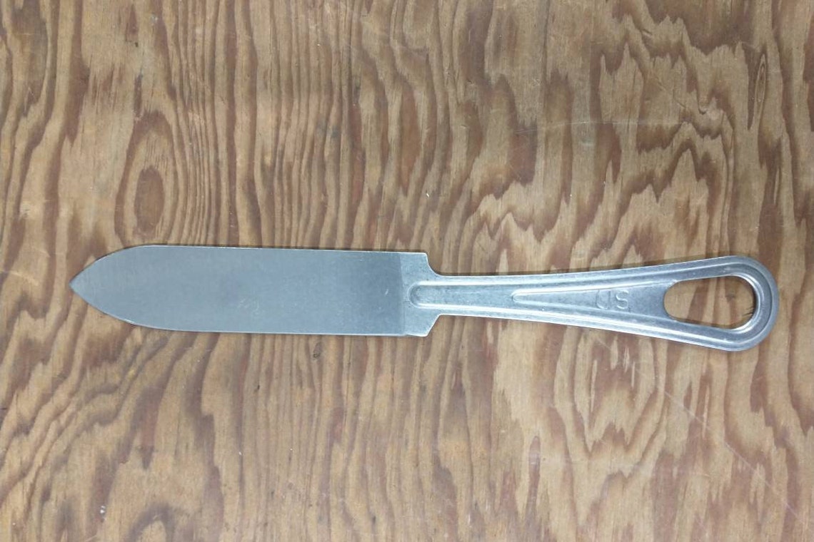 Vintage 1960s US Stamped Mess Kit Knife Stainless Steel Etsy