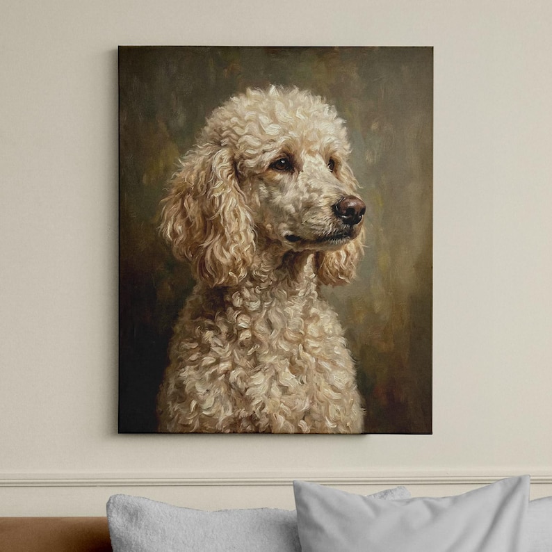 Custom Hand-painted Pet Portrait Oil Painting on Canvas Personalized ...