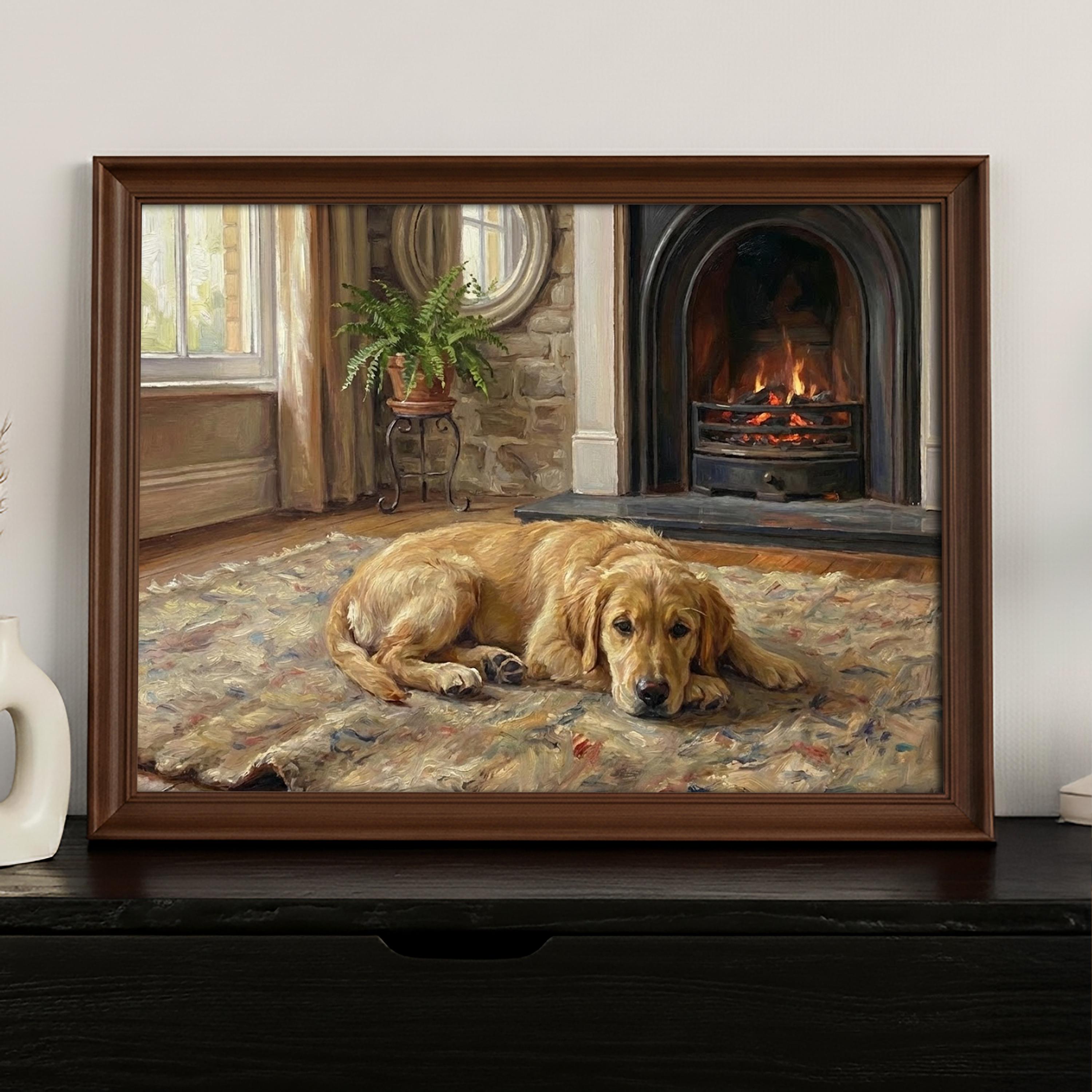 Custom Pet Portrait From Photo Hand-painted Dog Memorial Oil Painting ...