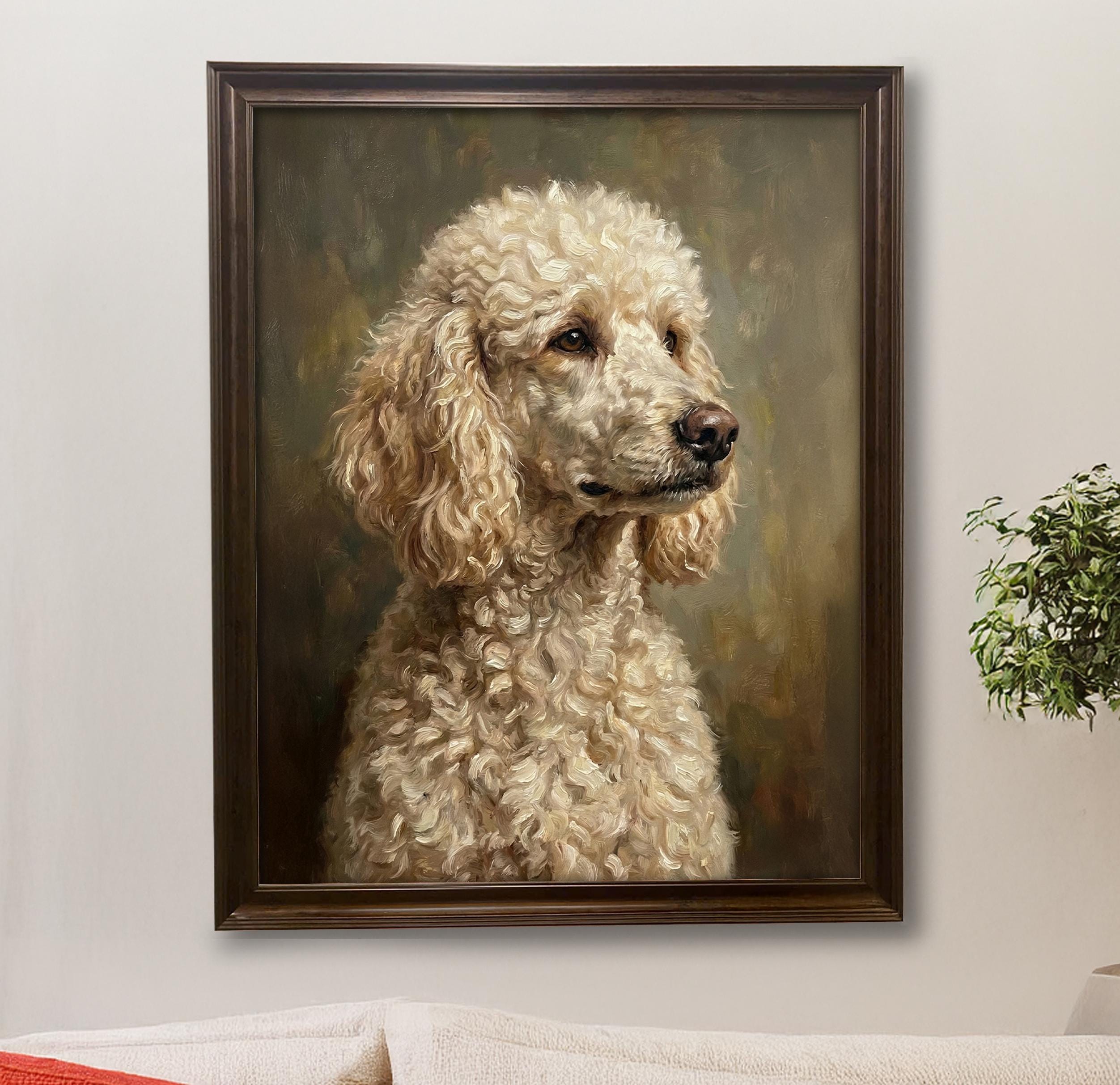 Custom Hand-painted Pet Portrait Oil Painting on Canvas Personalized ...