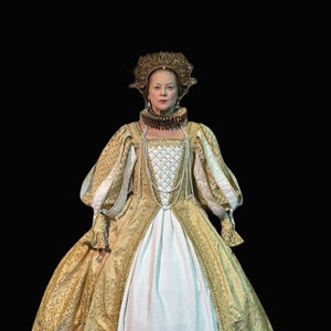 FINISHED Elizabethan Renaissance Dress Court Gown, Renaissance Wedding, Masquerade, Faire -  Medium/Large