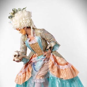 Blue masquerade dress clearance