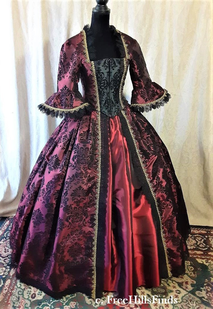 Renaissance French Revolution Marie Antoinette Dress Gown - Etsy