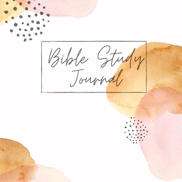 Haggai Bible Study Journal