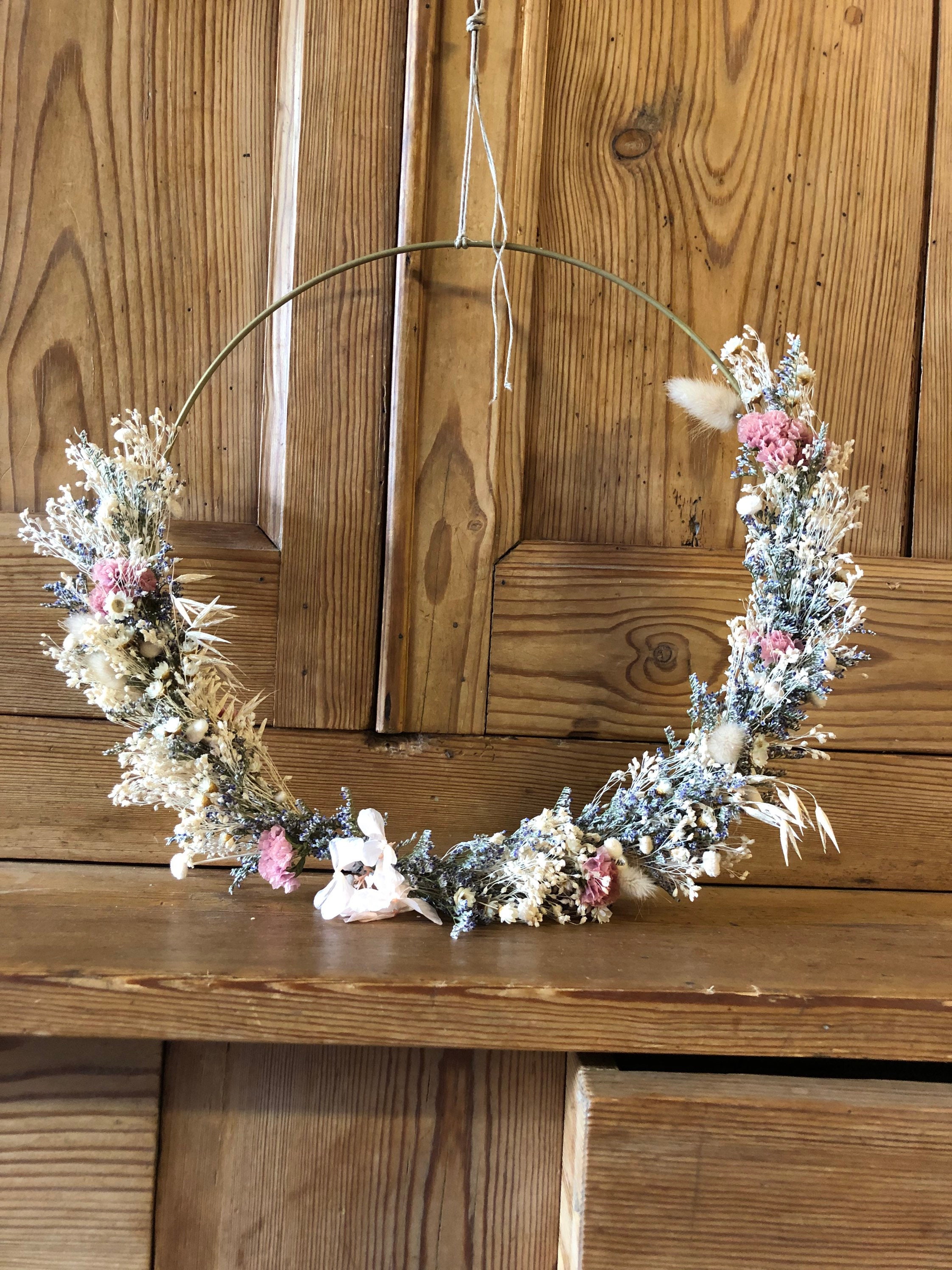 Couronne de Fleurs Séchées