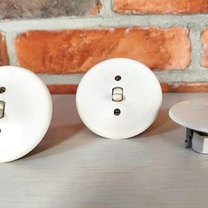 Switches German Electrical Ceramic Retro Collectibles Nostalgic Industrial Accents 10A  250V