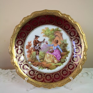 Collector&#39;s Limoges plate Diameter 22 cm. Made in France