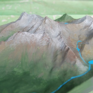 Colorado 14er Model - 3D Printed, You Choose any Peak