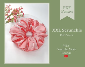 XXL Scrunchie Sewing Pattern | Digital PDF