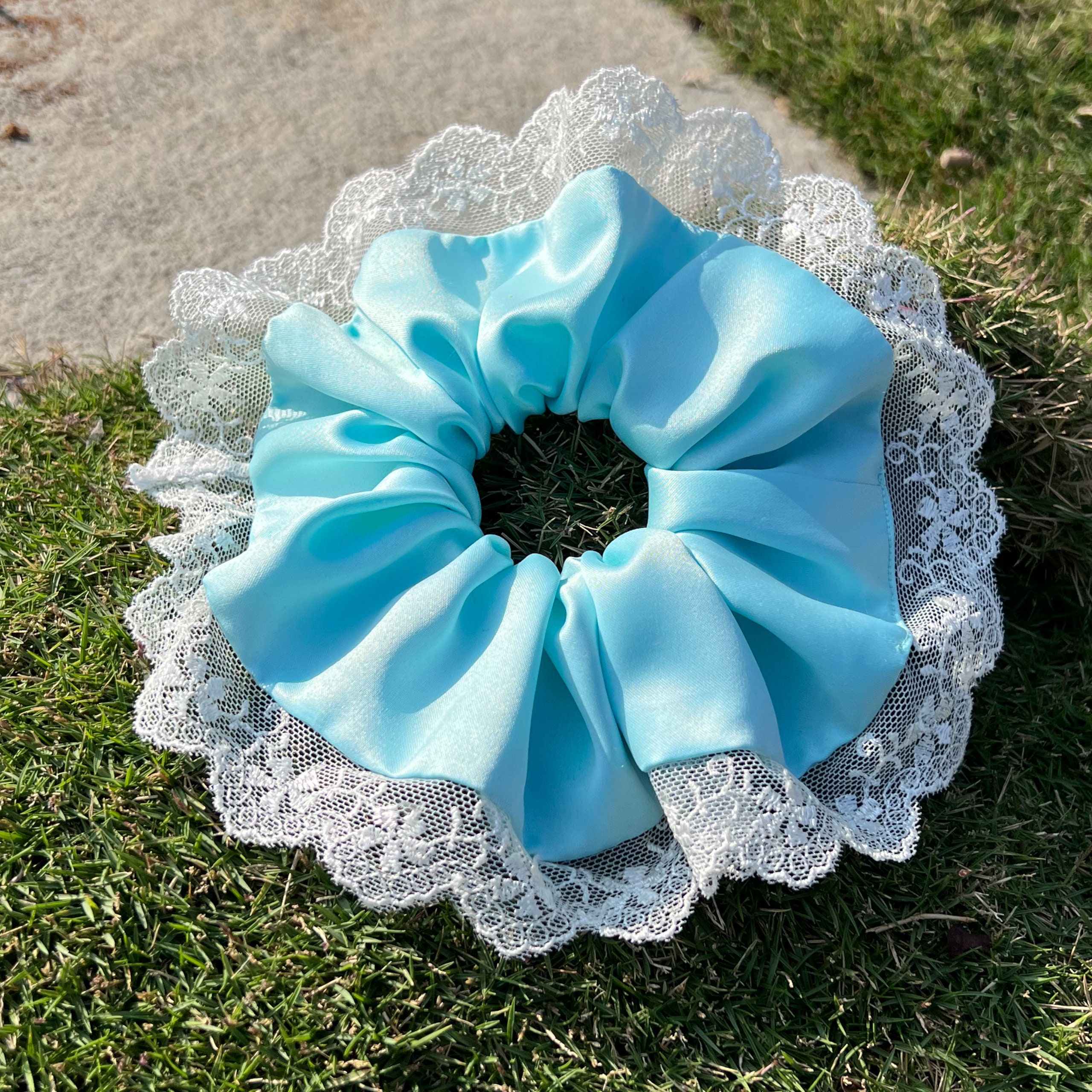 Buy Lace Scrunchie PDF Pattern | Lace Scrunchy Digital Pattern ...