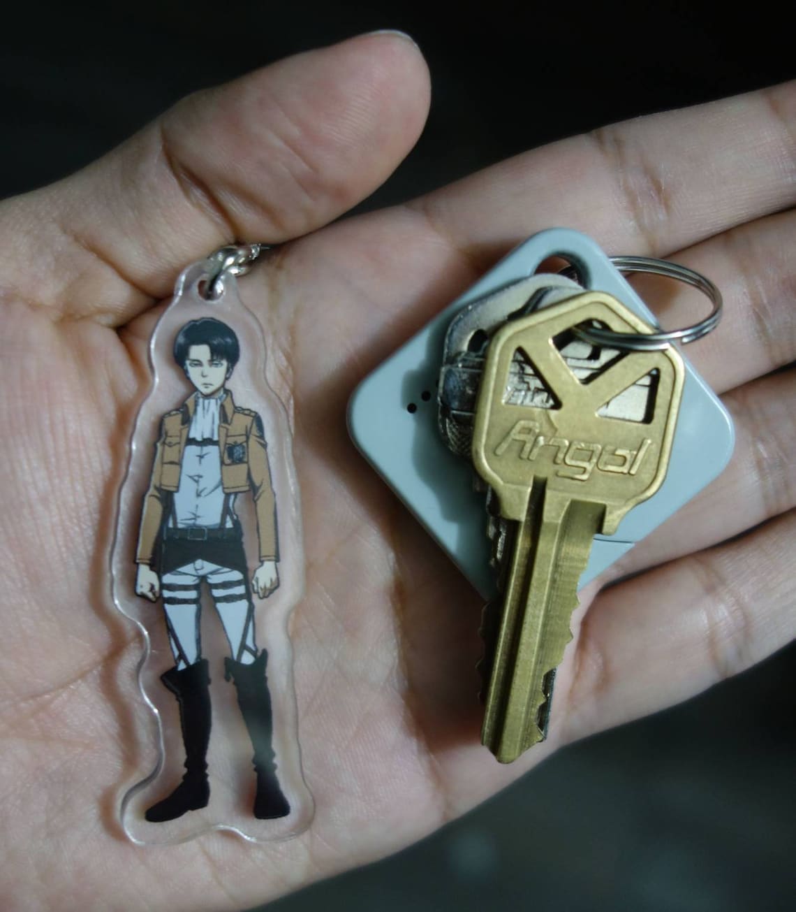 Attack On Titan acrylic keychain Levi | Etsy