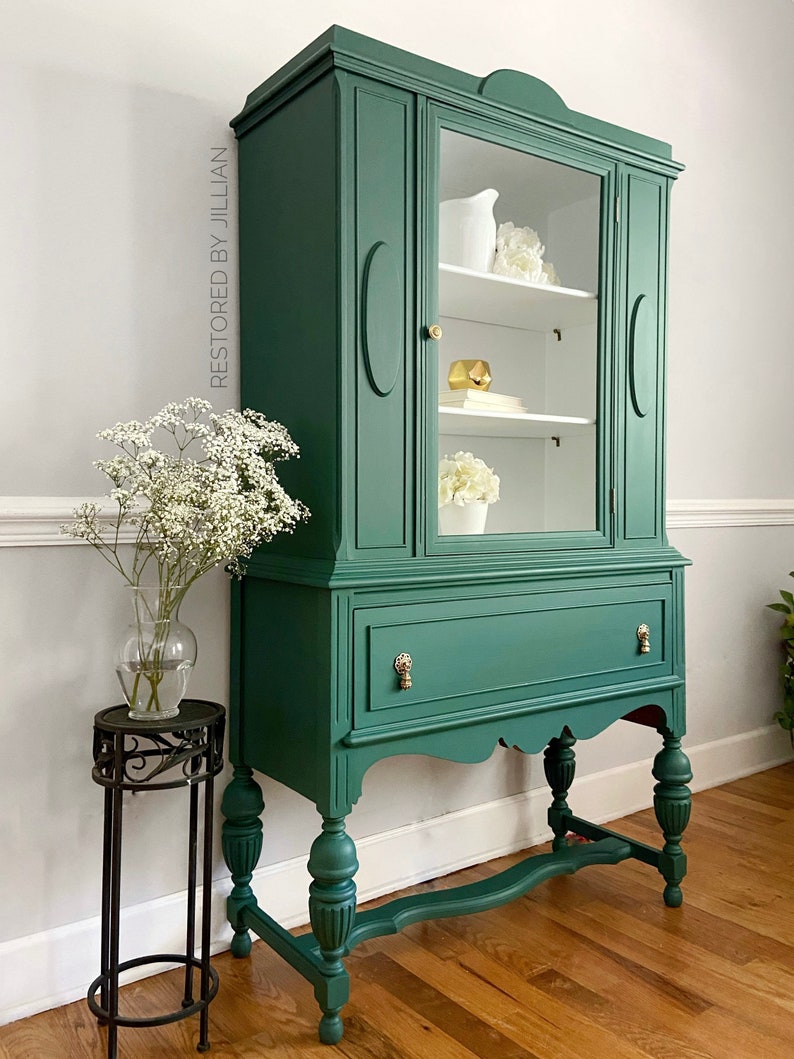 Jacobean Hutch Antique China Vintage Etsy