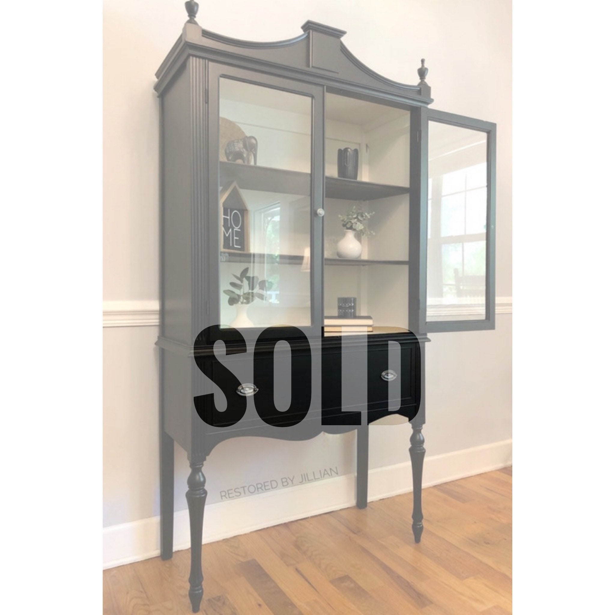 Refurbished china hutch outlet