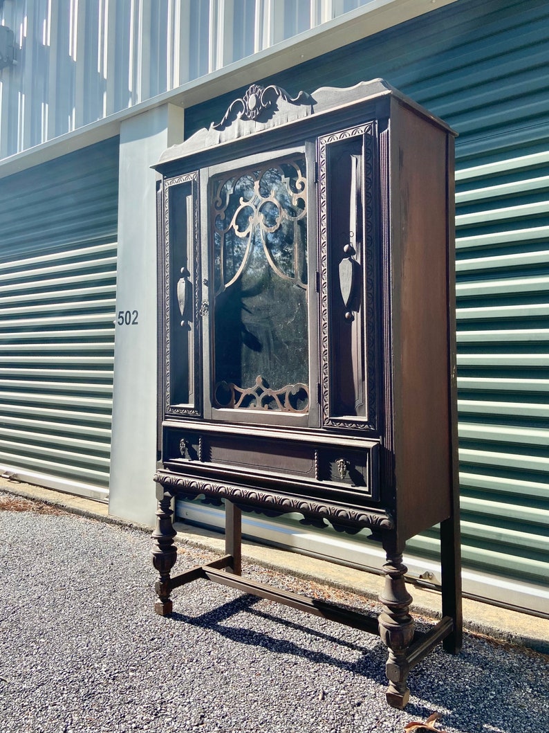 Jacobean Hutch Antique China Vintage Etsy