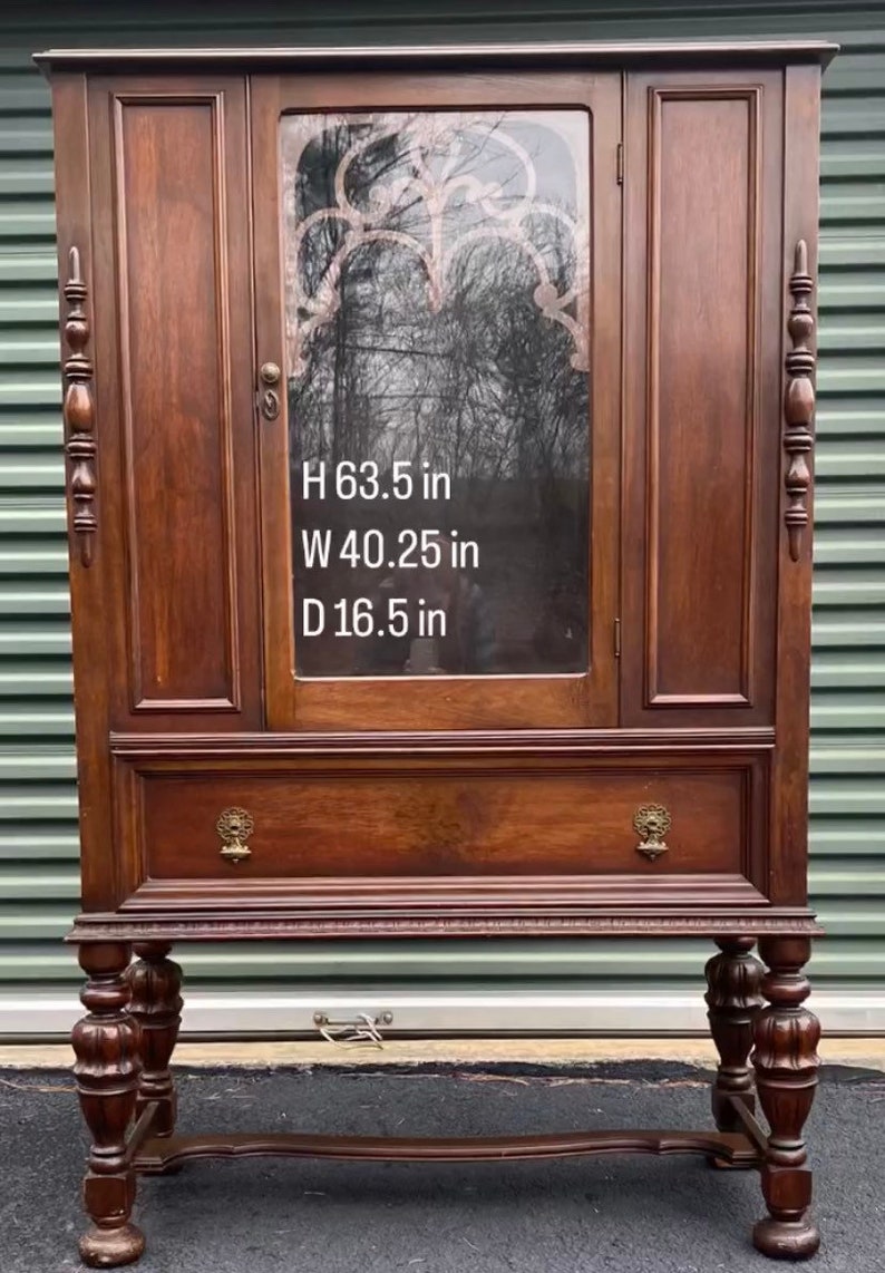 Jacobean Hutch Antique China Vintage Etsy